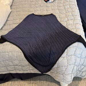 White House Black Market Black and Blue Shapewear Top